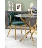 ROUND TABLE RAYMOND 2, TOP - BLACK MARBLE, LEGS - GOLD order