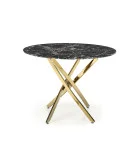 ROUND TABLE RAYMOND 2, TOP - BLACK MARBLE, LEGS - GOLD order