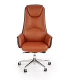 OFFICE CHAIR CALVANO, DARK BROWN / LIGHT BROWN order