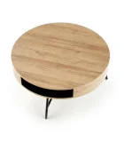 COFFEE TABLE CAMILA, GOLDEN OAK / BLACK order