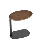 SIDE TABLE DELPHI, WALNUT / BLACK order