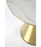 TRIBECA COFFEE TABLE, WHITE MARBLE / GOLD order