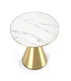 TRIBECA COFFEE TABLE, WHITE MARBLE / GOLD order