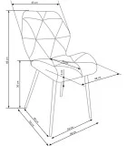 СТІЛЕЦЬ K 453, ТЕМНО-ЗЕЛЕНИЙ замовити