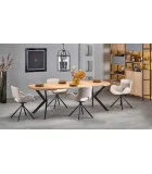 SLIDING TABLE PERONI, GOLDEN OAK - BLACK order