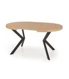 SLIDING TABLE PERONI, GOLDEN OAK - BLACK order