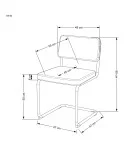 СТУЛ K 510, ТЕМНО-ЗЕЛЕНЫЙ заказать