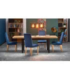 TIAGO SLIDING TABLE, TOP - CRAFT OAK, LEGS: BLACK order