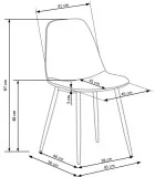 CHAIR K 417, GREY order