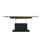 BUSETTI COFFEE TABLE, TOP - WOTAN OAK, LEG - MATTE BLACK order