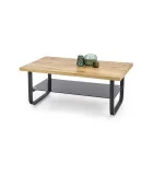 ESPINOZA COFFEE TABLE, BLACK / NATURAL WOOD order