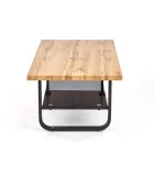 ESPINOZA COFFEE TABLE, BLACK / NATURAL WOOD order