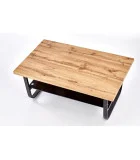 ESPINOZA COFFEE TABLE, BLACK / NATURAL WOOD order