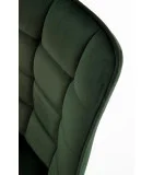 CHAIR K 332, DARK GREEN / BLACK order