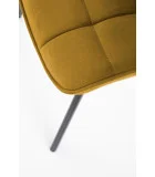 CHAIR K 332, MUSTARD / BLACK order