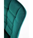 CHAIR K 332, TURQUOISE / BLACK order