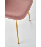 CHAIR K 381, PINK / GOLD order