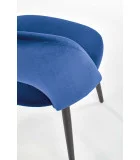 CHAIR K 384, DARK BLUE / BLACK order