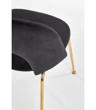 CHAIR K 385, BLACK / GOLD order