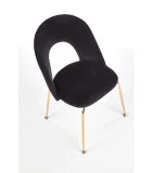 CHAIR K 385, BLACK / GOLD order