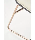 CHAIR K 390, CREAM / DARK GRAY / GOLD order