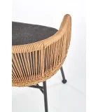 CHAIR K 400, BLACK / NATURAL / ASH order