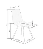 CHAIR K 402, BLACK order