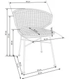 СТУЛ K 407, ЧЕРНЫЙ / НАТУРАЛЬНЫЙ заказать