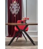 LOCARNO TABLE, TOP - WALNUT, LEGS - BLACK order