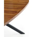 LOCARNO TABLE, TOP - WALNUT, LEGS - BLACK order