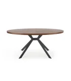 LOCARNO TABLE, TOP - WALNUT, LEGS - BLACK order