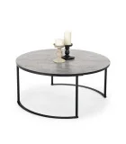 MACAO COFFEE TABLE, GRAY / BLACK order