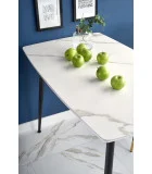 TABLE MARCO, WHITE MARBLE / BLACK order