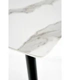 TABLE MARCO, WHITE MARBLE / BLACK order