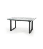 SLIDING TABLE MARLEY, TOP - WHITE MARMUR / GRAY, LEGS - BLACK order