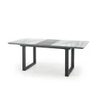 SLIDING TABLE MARLEY, TOP - WHITE MARMUR / GRAY, LEGS - BLACK order