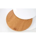 MICHELLE COFFEE TABLE, WHITE / GOLDEN OAK order