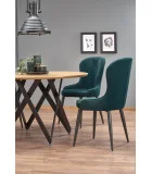 ROUND TABLE MOZAMBIK, TOP - GOLDEN OAK, LEGS - BLACK order