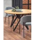 ROUND TABLE MOZAMBIK, TOP - GOLDEN OAK, LEGS - BLACK order