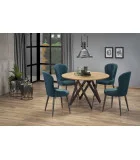 ROUND TABLE MOZAMBIK, TOP - GOLDEN OAK, LEGS - BLACK order