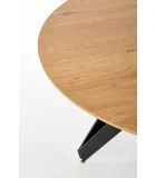 ROUND TABLE MOZAMBIK, TOP - GOLDEN OAK, LEGS - BLACK order