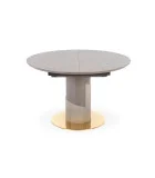 SLIDING TABLE MUSCAT, TABLETOP - GRAY MARBLE, LEGS - LIGHT GRAY / GOLD order