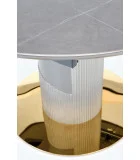 SLIDING TABLE MUSCAT, TABLETOP - GRAY MARBLE, LEGS - LIGHT GRAY / GOLD order