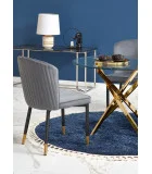 ROUND TABLE RAYMOND, TOP - TRANSPARENT, LEGS - GOLD order