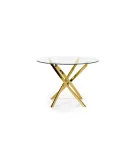 ROUND TABLE RAYMOND, TOP - TRANSPARENT, LEGS - GOLD order