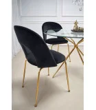 ROUND TABLE RONDO, TOP - TRANSPARENT, LEGS - GOLD order