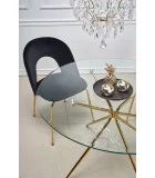 ROUND TABLE RONDO, TOP - TRANSPARENT, LEGS - GOLD order