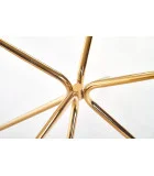 ROUND TABLE RONDO, TOP - TRANSPARENT, LEGS - GOLD order