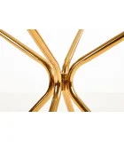 ROUND TABLE RONDO, TOP - TRANSPARENT, LEGS - GOLD order