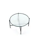 ROSALIA COFFEE TABLE, TRANSPARENT / BLACK order